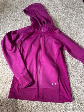 Under Armour Women's Fuchsia Zip Hoodie
